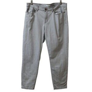 Eileen Fisher Gray Skinny Jean's Organic Cotton 14